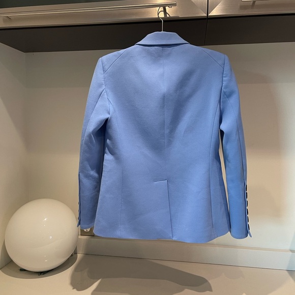 $695 Veronica Beard Colson Periwinkle Blue Dickey Jacket Luxury Blazer sz 4 - Picture 6 of 16